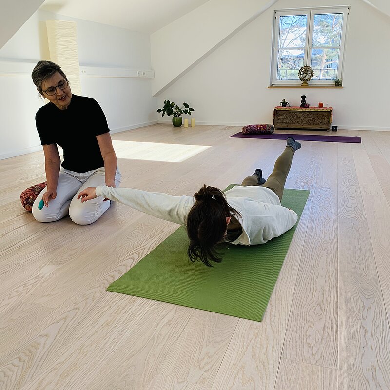 Yogatherapie Sitzung